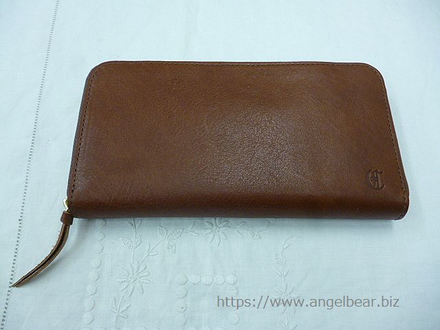 クレドラン　DEBOR ROUNDZIP LONG WALLET:BROWN